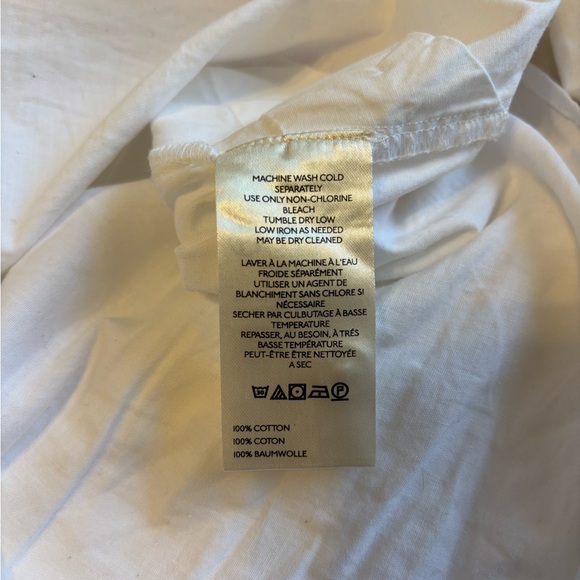 Anthropologie-Maeve White Blouse with Cherry Details - Picture 6 of 8